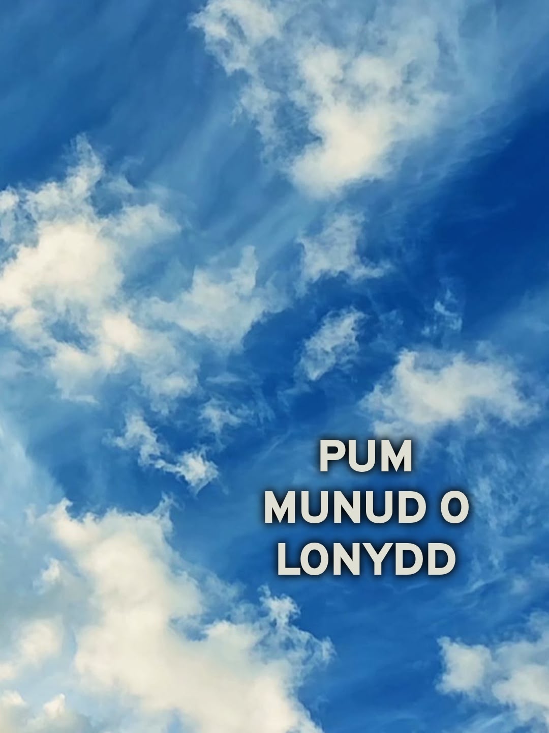 New: Pum Munud o Lonydd