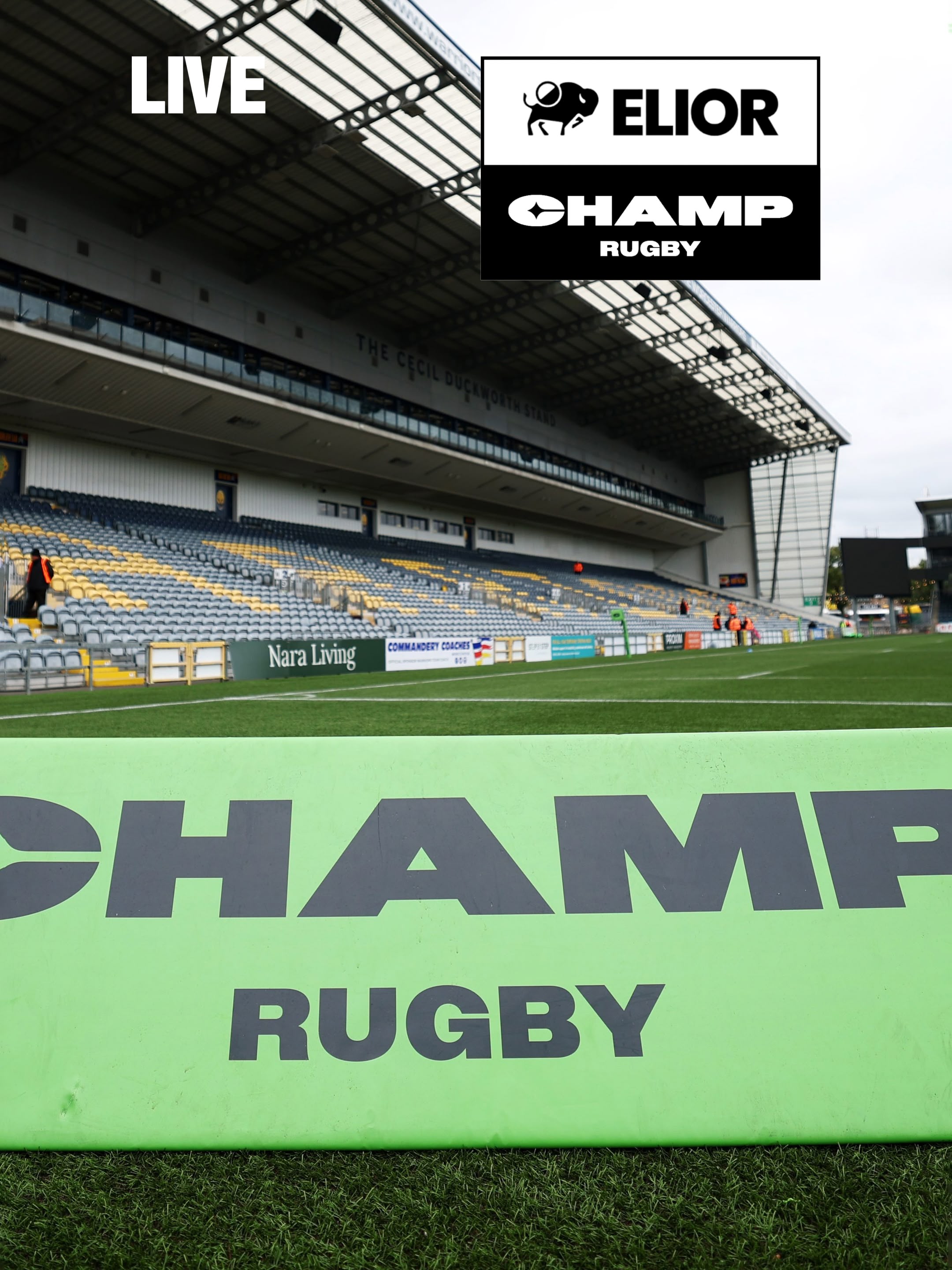 Live:Elior Champ Rugby: Ric V Rot
